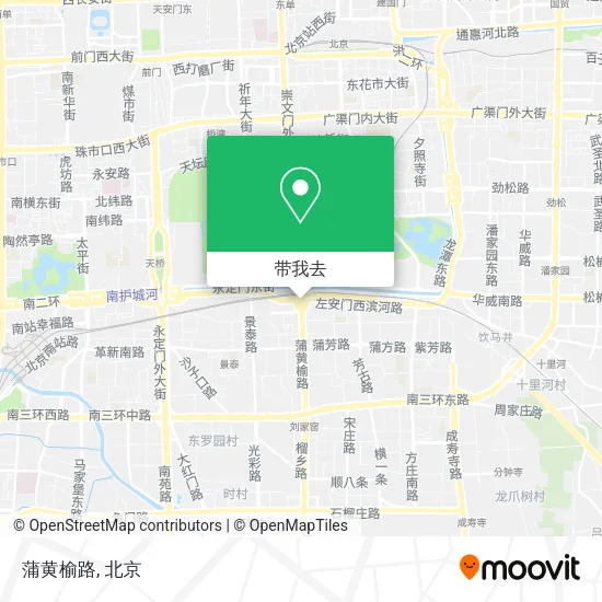 蒲黄榆路地图