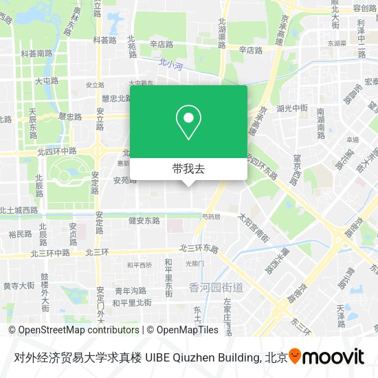 对外经济贸易大学求真楼 UIBE Qiuzhen Building地图