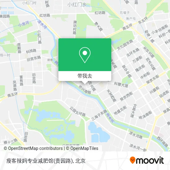 瘦客辣妈专业减肥馆(贵园路)地图