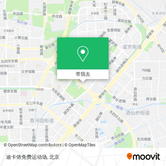 迪卡侬免费运动场地图