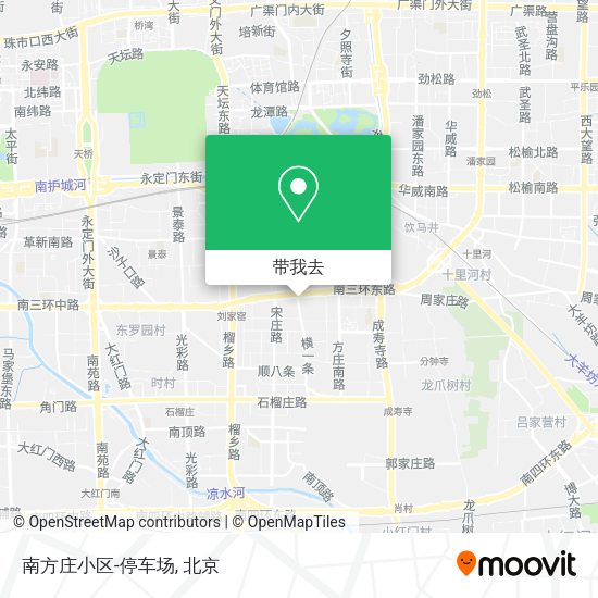 南方庄小区-停车场地图