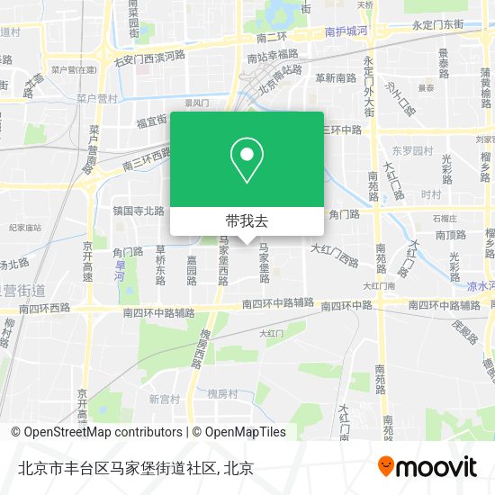 北京市丰台区马家堡街道社区地图