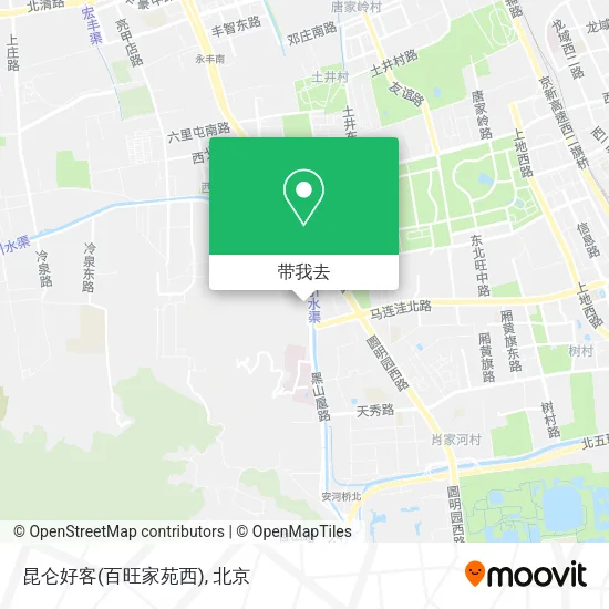 昆仑好客(百旺家苑西)地图