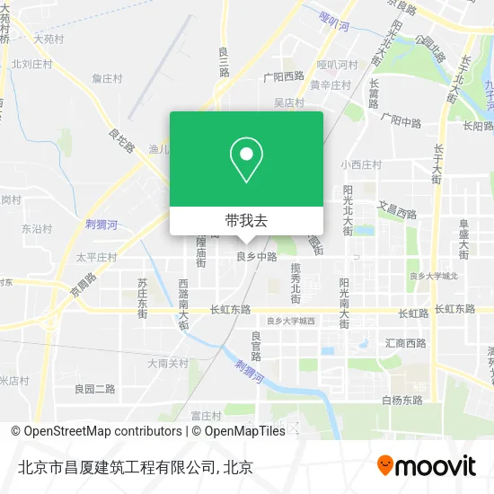 北京市昌厦建筑工程有限公司地图