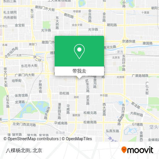 八棵杨北街地图