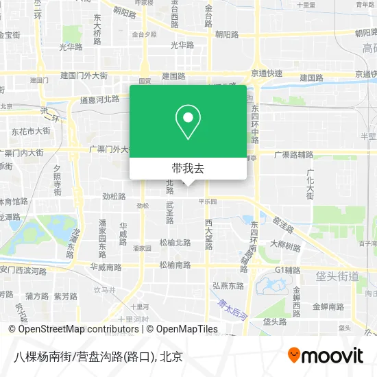 八棵杨南街/营盘沟路(路口)地图