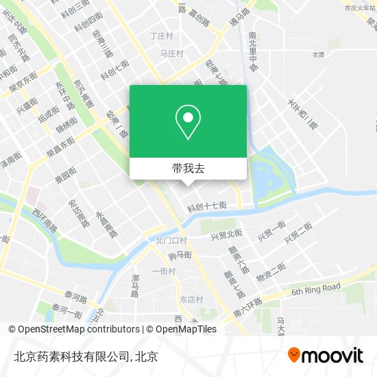 北京药素科技有限公司地图