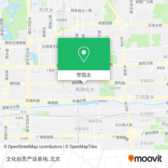 文化创意产业基地地图