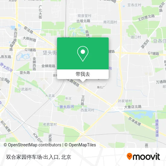 双合家园停车场-出入口地图