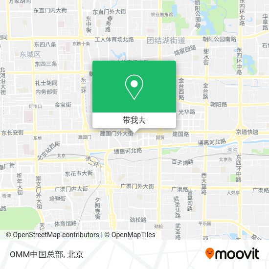 OMM中国总部地图