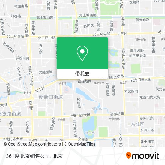 361度北京销售公司地图
