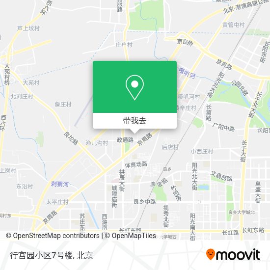 行宫园小区7号楼地图