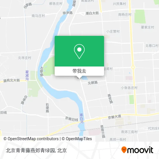 北京青青藤燕郊青绿园地图