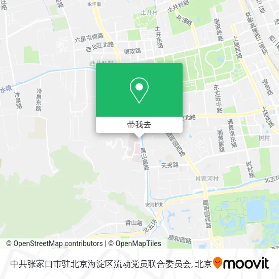 中共张家口市驻北京海淀区流动党员联合委员会地图