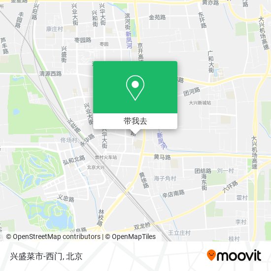兴盛菜市-西门地图