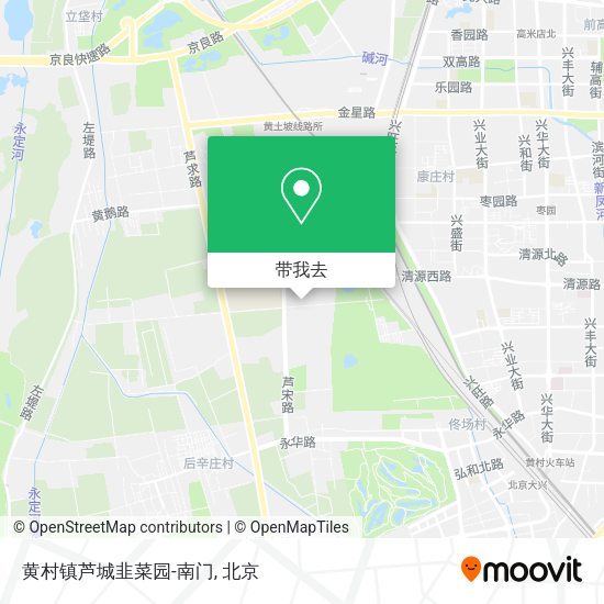 黄村镇芦城韭菜园-南门地图