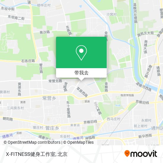 X-FITNESS健身工作室地图