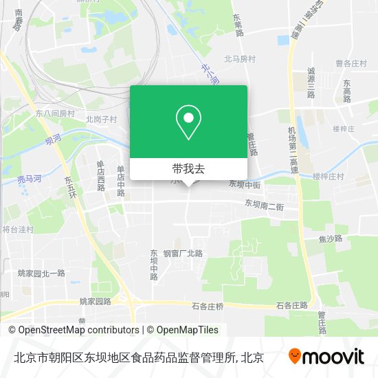 北京市朝阳区东坝地区食品药品监督管理所地图