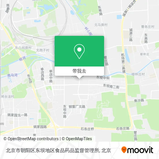 北京市朝阳区东坝地区食品药品监督管理所地图