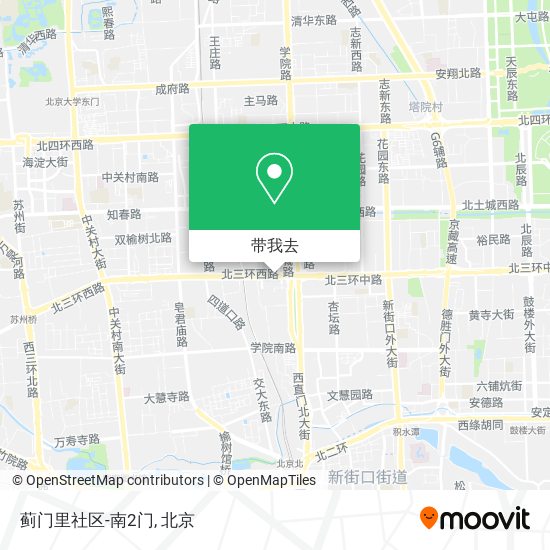 蓟门里社区-南2门地图