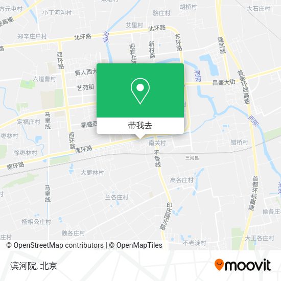 滨河院地图