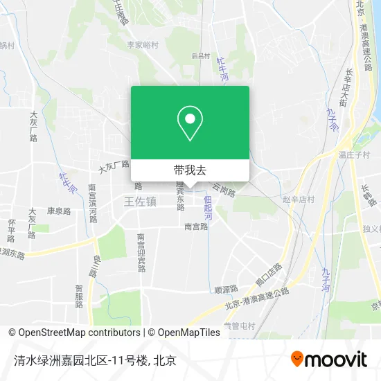 清水绿洲嘉园北区-11号楼地图