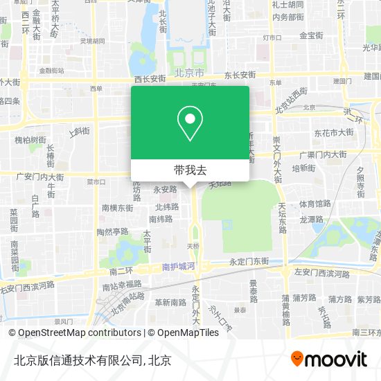 北京版信通技术有限公司地图
