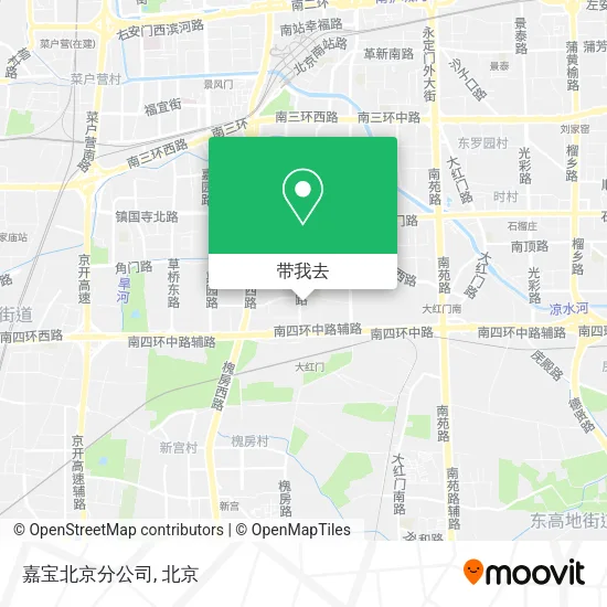 嘉宝北京分公司地图