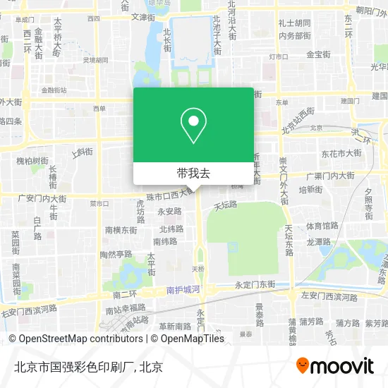 北京市国强彩色印刷厂地图