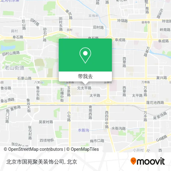 北京市国苑聚美装饰公司地图