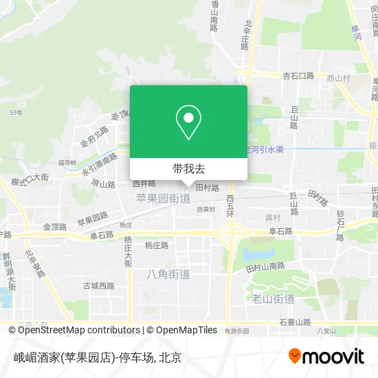 峨嵋酒家(苹果园店)-停车场地图