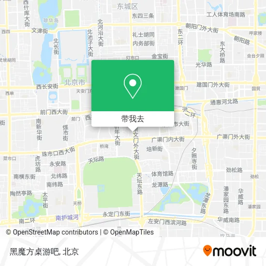 黑魔方桌游吧地图