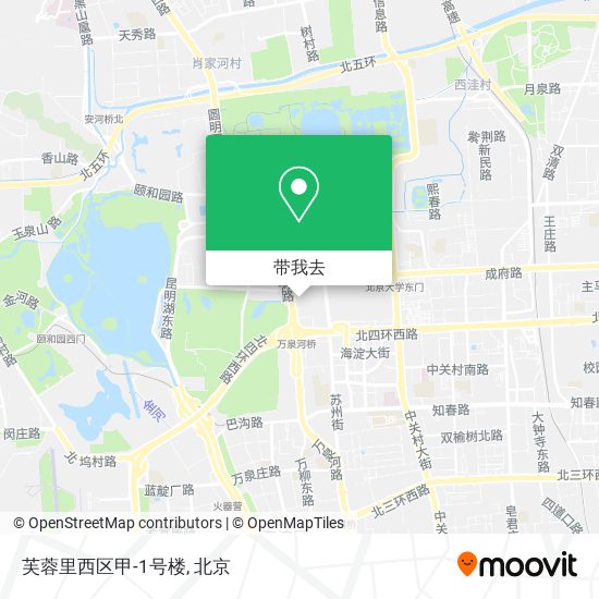 芙蓉里西区甲-1号楼地图