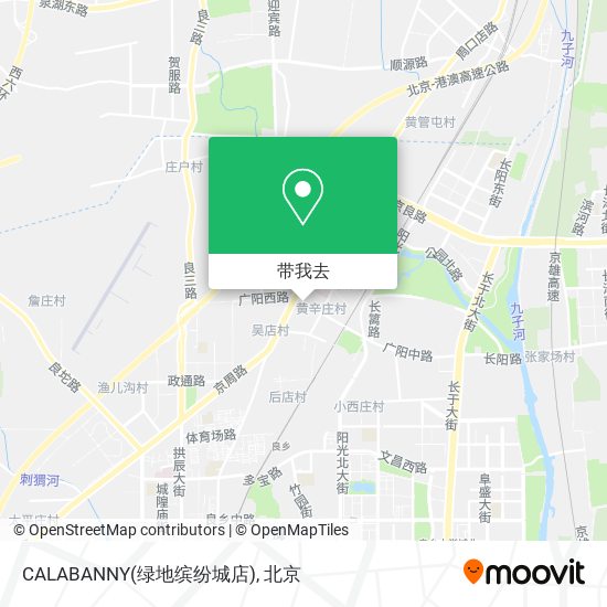 CALABANNY(绿地缤纷城店)地图