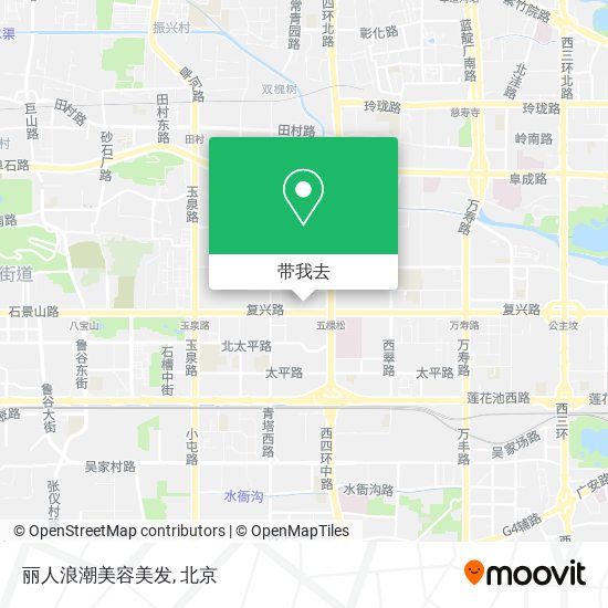 丽人浪潮美容美发地图