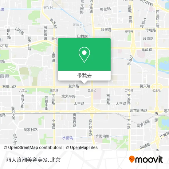 丽人浪潮美容美发地图