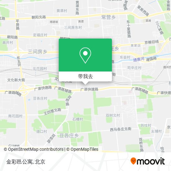 金彩邑公寓地图
