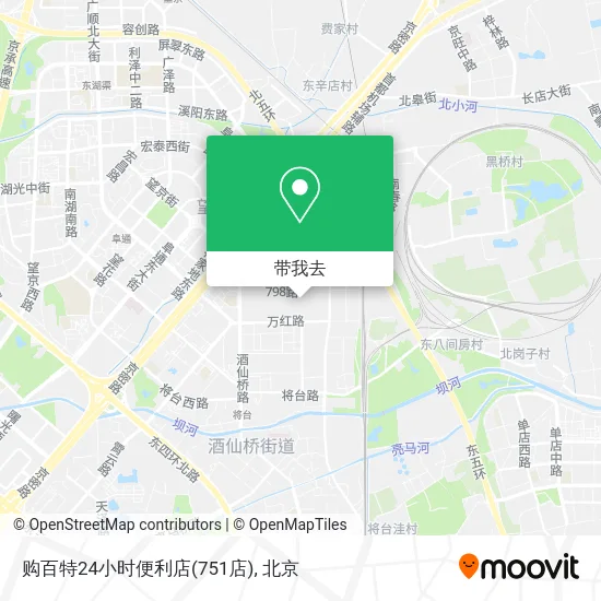 购百特24小时便利店(751店)地图