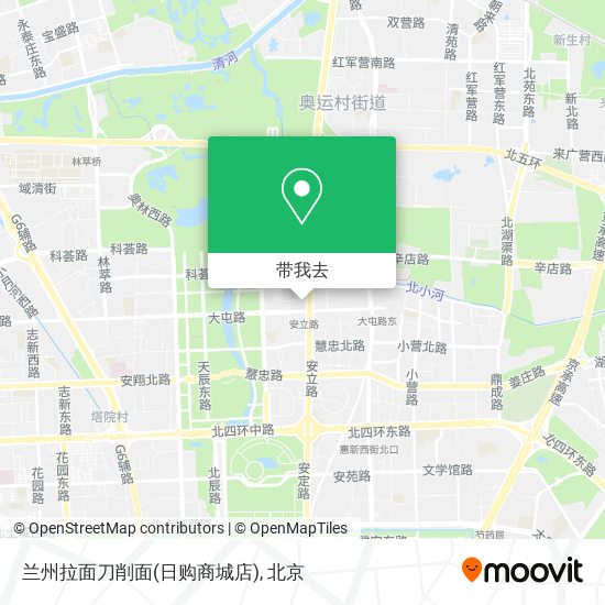兰州拉面刀削面(日购商城店)地图