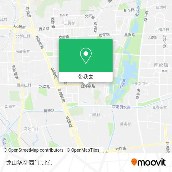 龙山华府-西门地图