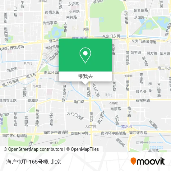 海户屯甲-165号楼地图