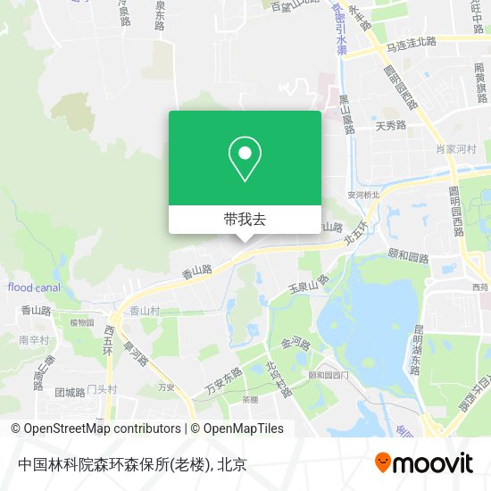 中国林科院森环森保所(老楼)地图