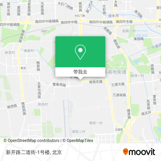 新开路二道街-1号楼地图