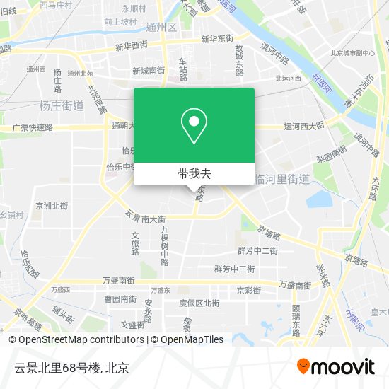 云景北里68号楼地图