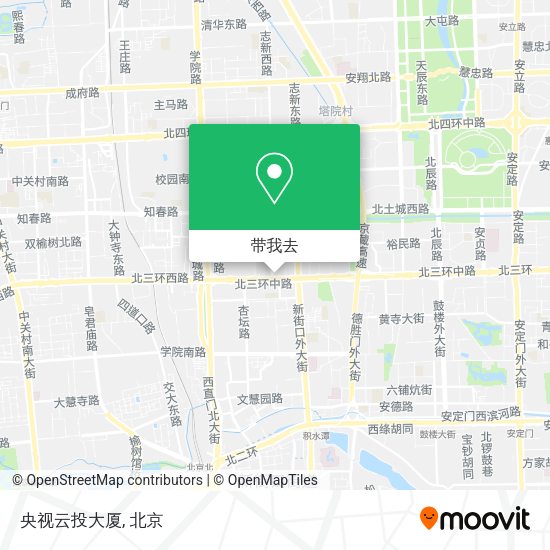 央视云投大厦地图