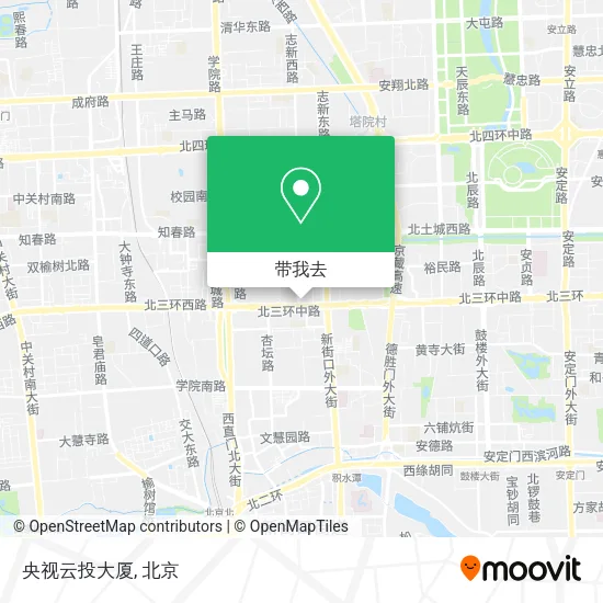 央视云投大厦地图