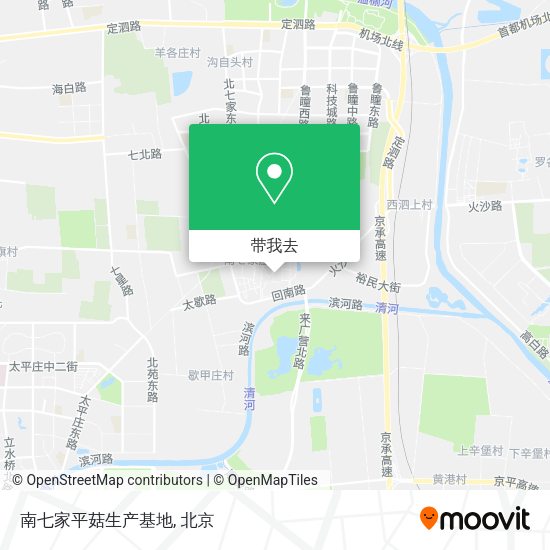 南七家平菇生产基地地图