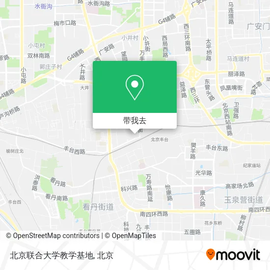 北京联合大学教学基地地图