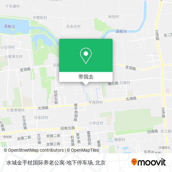水城金手杖国际养老公寓-地下停车场地图