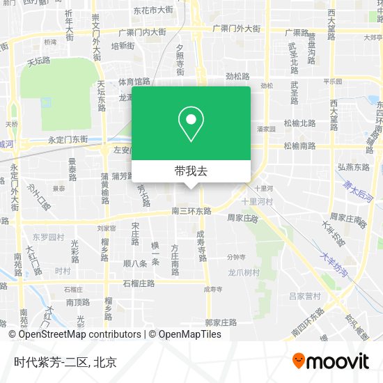 时代紫芳-二区地图